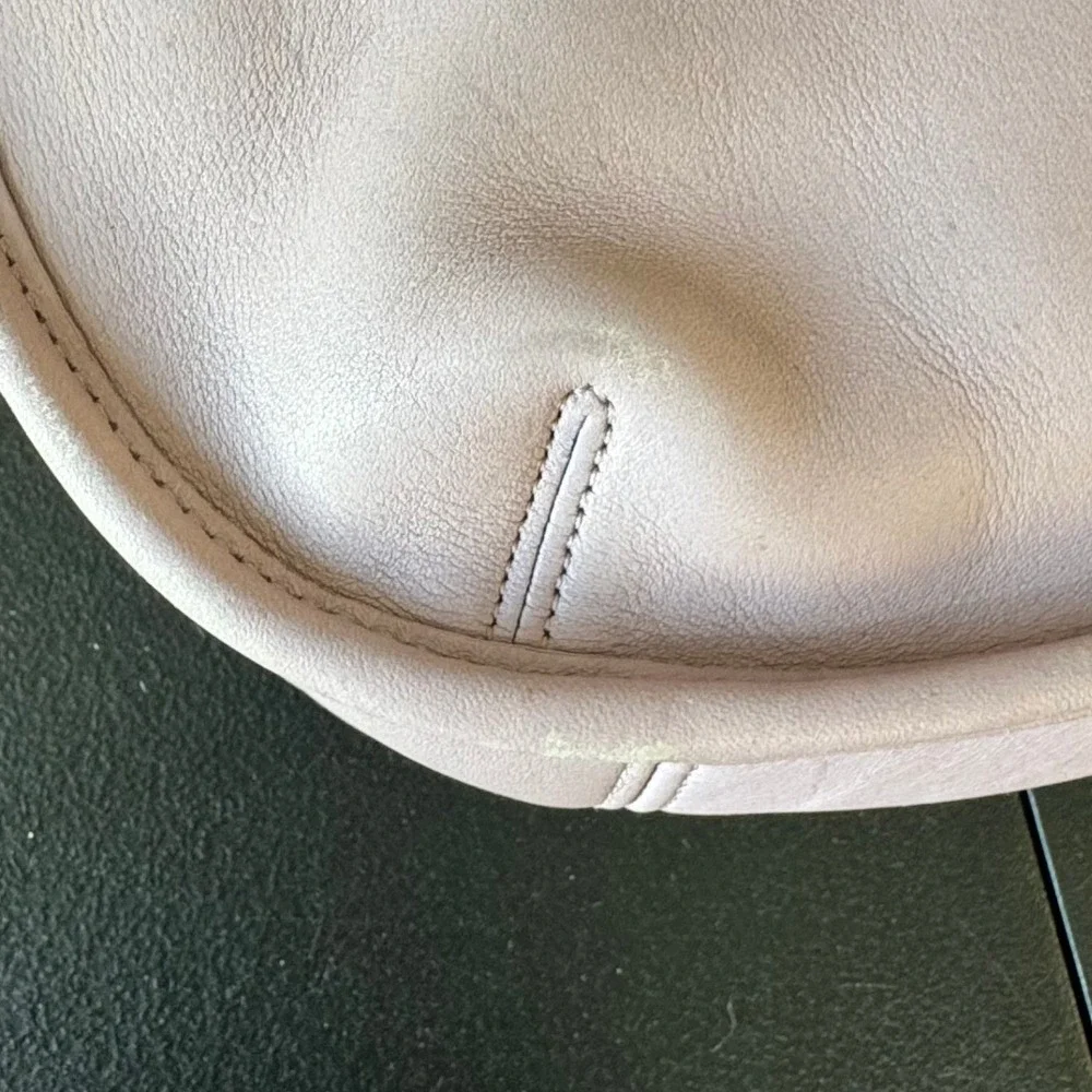 Coach Ergo Pocket Zip 9033 Lavender Purple Leather Vintage 90s Hobo Bag